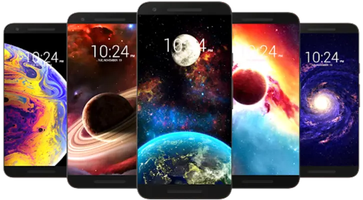 Space & Galaxy Wallpaper HD android App screenshot 0