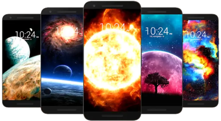 Space & Galaxy Wallpaper HD android App screenshot 1